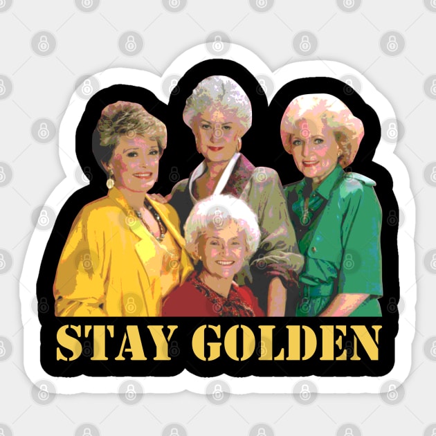 golden girls Sticker by Verge of Puberty
